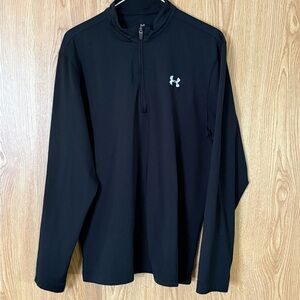 Under Armour Athletic Black 1/4 Zip Long Sleeve Pullover